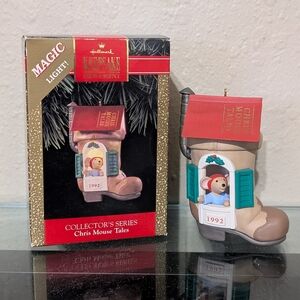 Hallmark Keepsake Ornament 1992 Chris Mouse - 8th Chris Tales
